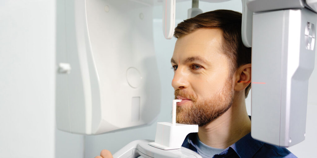 man getting cbct scan hero