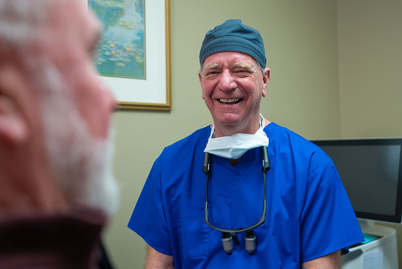 dr beard happily explaining