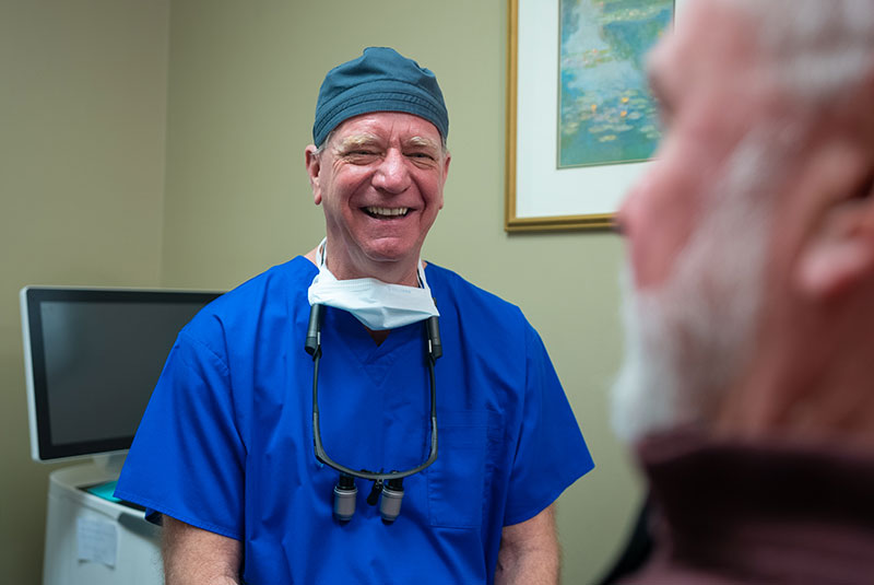 doctor with patient
