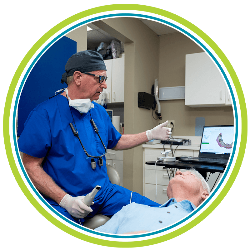 dr beard scanning teeth